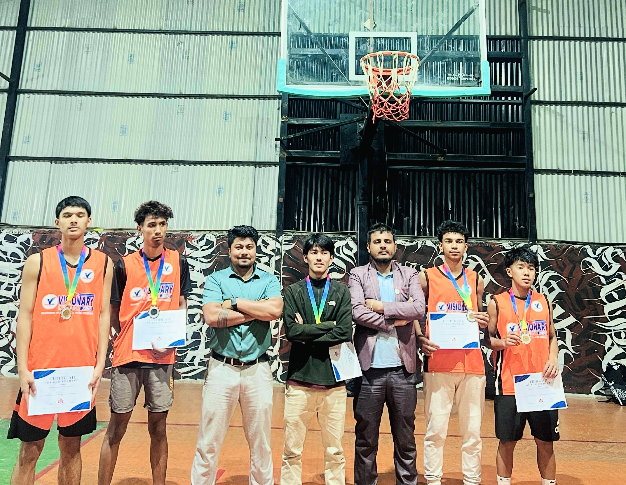 भिजनरी इन्ष्टिच्युसन प्रथम रनरअप, युवा खेलाडीहरूको उत्कृष्ट प्रदर्शनले सबैको मन जित्यो