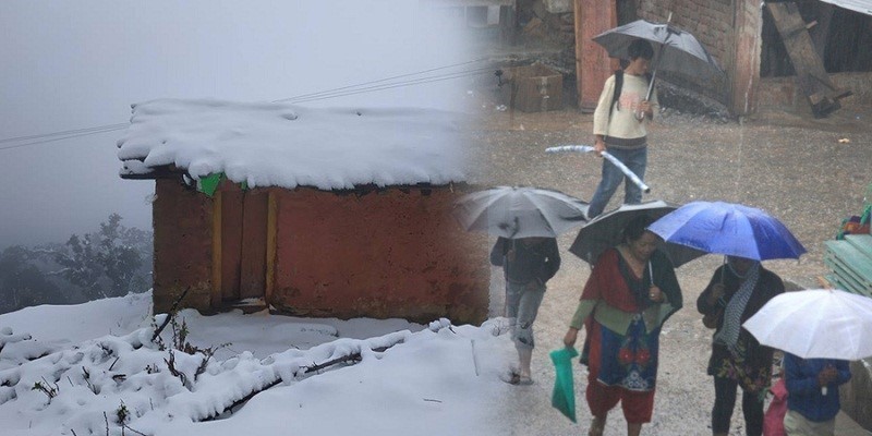 मेघगर्जनसहित वर्षा र हिमपातको सम्भावना